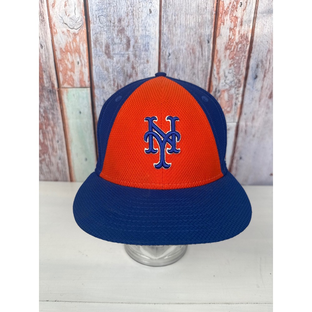 New Era 59FIFTY New York Mets 2014 All Star Game Fitted Hat 7 1/8 Blue Orange ML